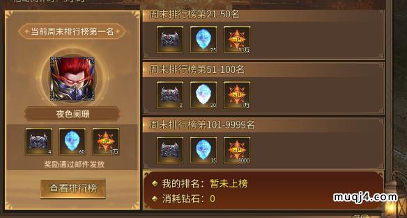 决战圣殿活动:周末冲榜 决战圣殿活动:周末冲榜